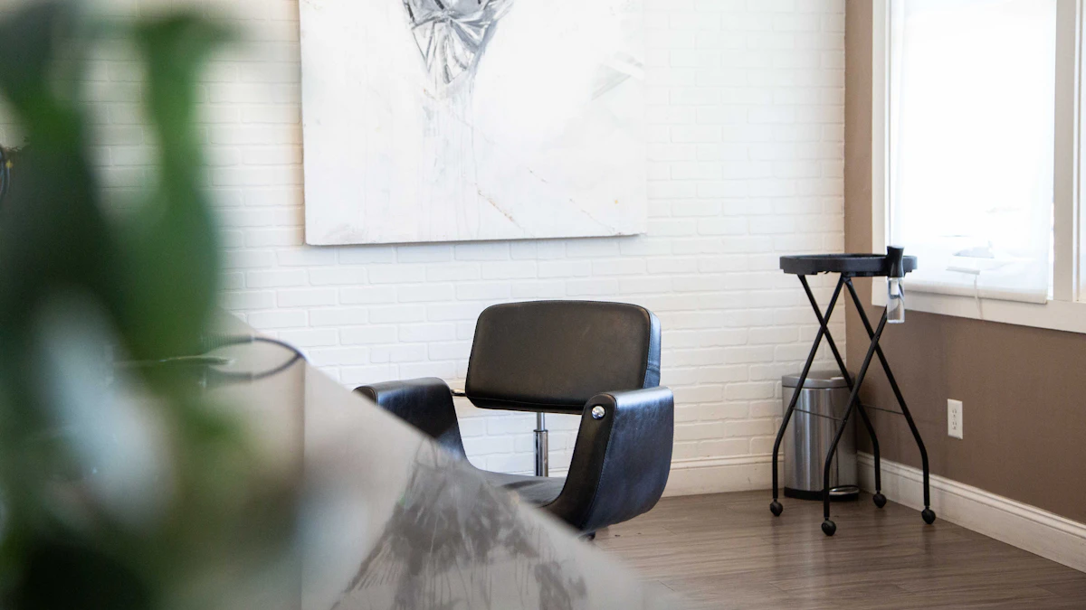 Modern bir güzellik salonunun iç mekanı
